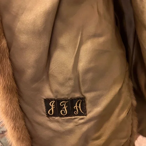 Vintage Elegant Fur Stole handmade, 50s? 60s? likely mink - Picture 6 of 7